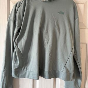 The North Face Light Green Hooded Shirt
